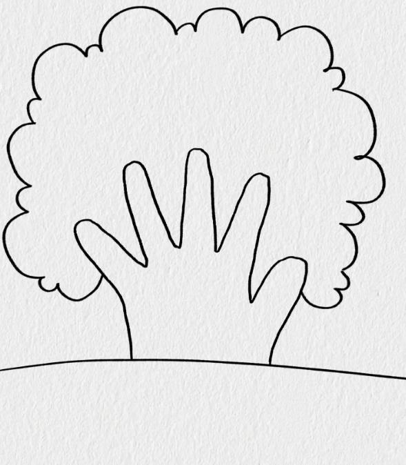 画一棵大树又简单又漂亮三年级