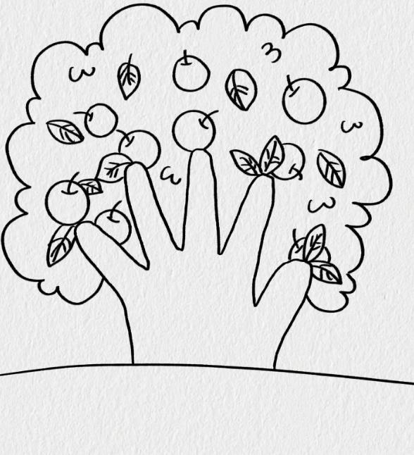 画一棵大树又简单又漂亮三年级