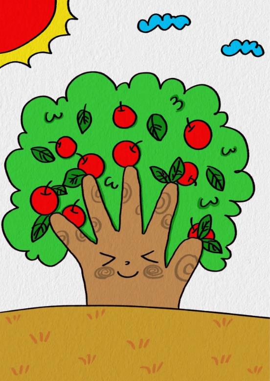 画一棵大树又简单又漂亮三年级