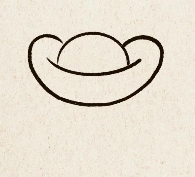 金元宝简笔画怎么做 一步一步教我画金元宝