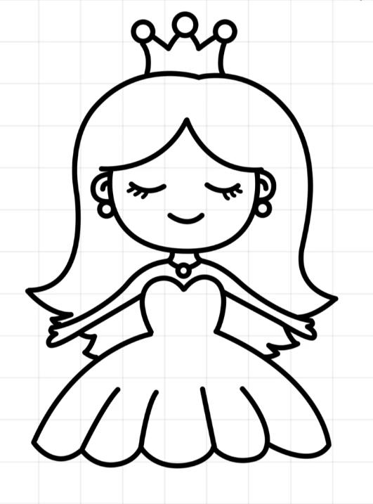 一步一步教我画公主简笔画最新教程分享