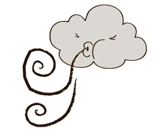 冷空气简笔画图片大全免费分享