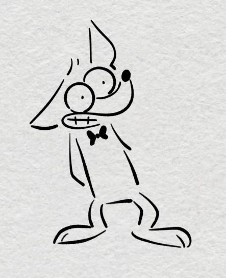 狐狸简笔画步骤图可爱呆萌图片