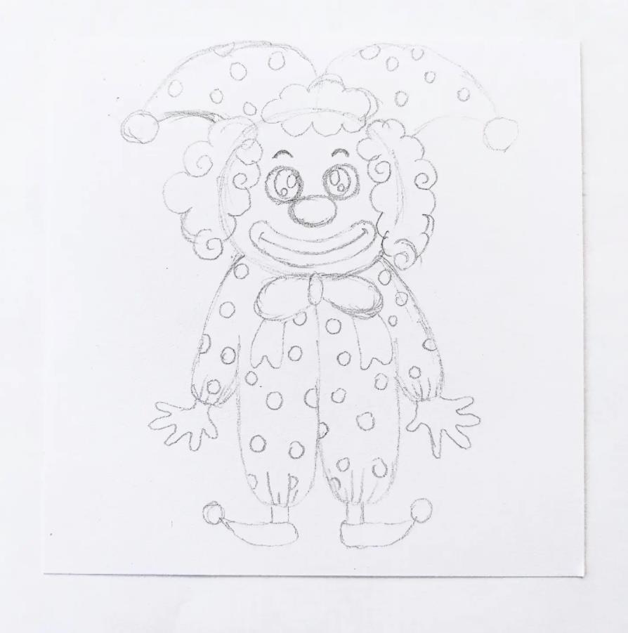 小丑15秒画简单画教程 小丑画简单又漂亮