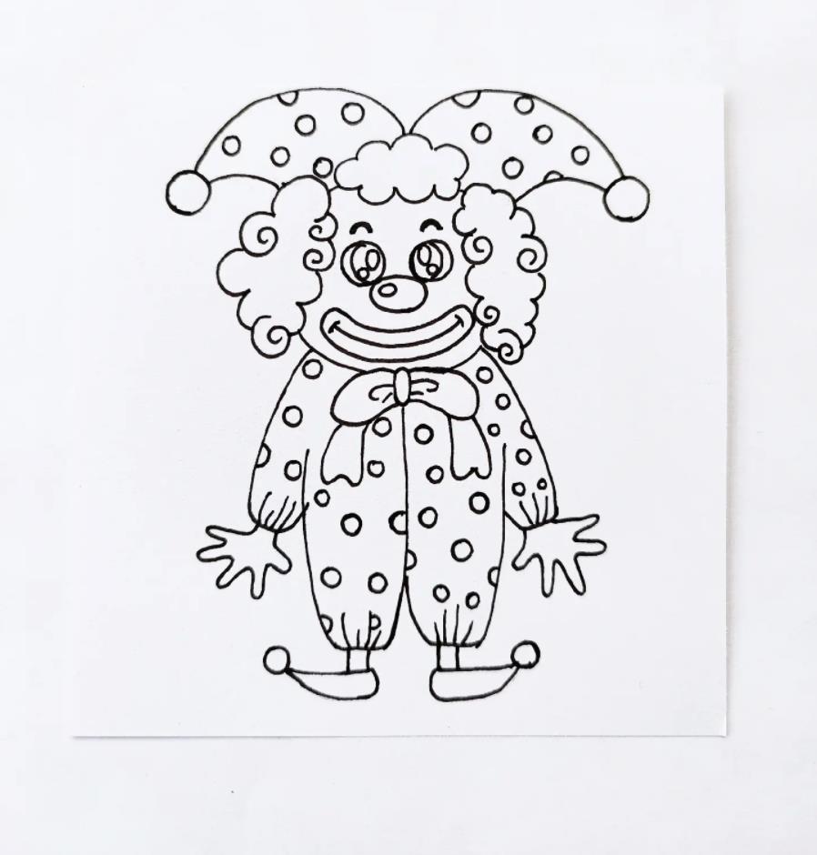 小丑15秒画简单画教程 小丑画简单又漂亮