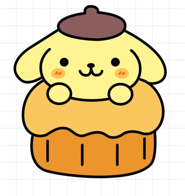 一步一步教我画简单漂亮的蛋糕