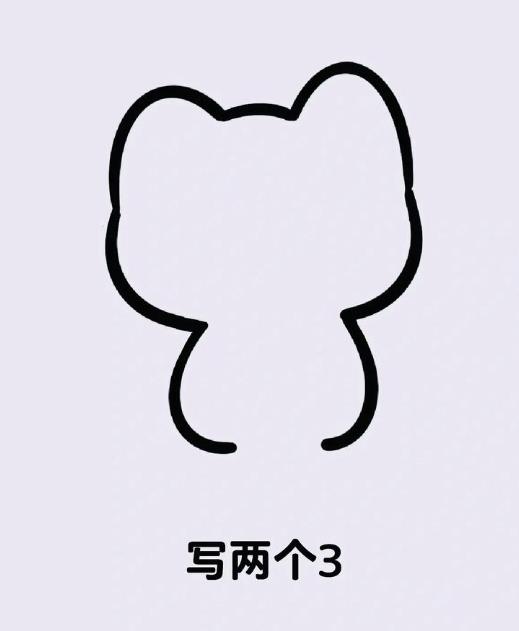 画小猫最简单的画法教程图片大全