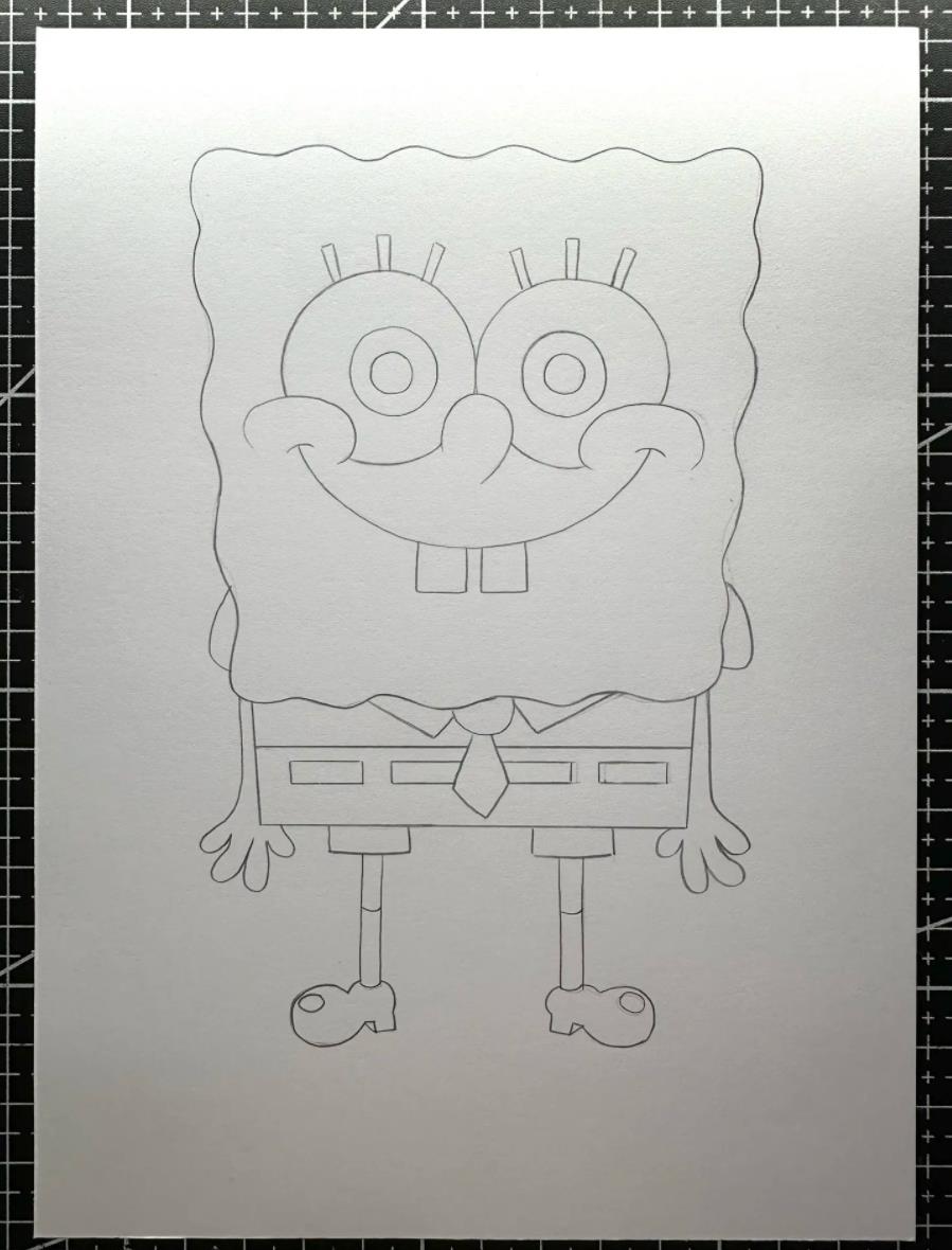 海绵宝宝的简笔画教程(含步骤方法)