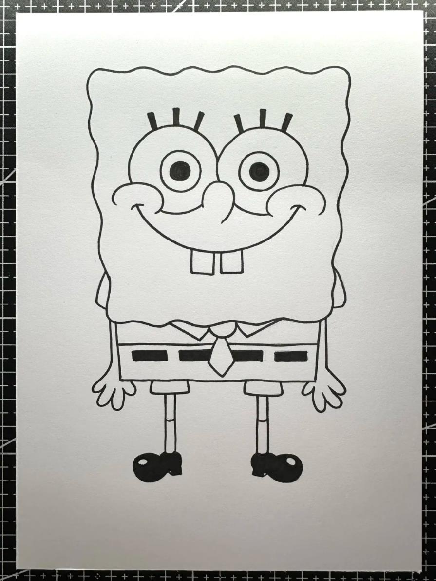 海绵宝宝的简笔画教程(含步骤方法)