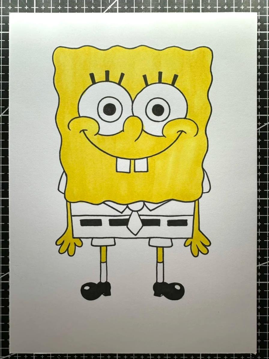 海绵宝宝的简笔画教程(含步骤方法)