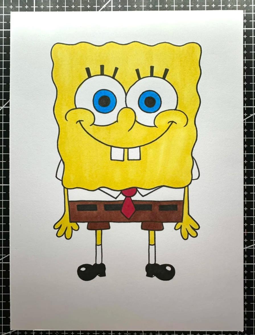 海绵宝宝的简笔画教程(含步骤方法)