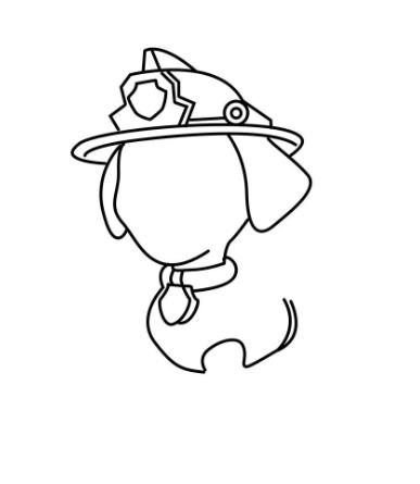 2024年汪汪队毛毛简笔画步骤图片分享