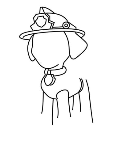 2024年汪汪队毛毛简笔画步骤图片分享