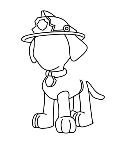 2024年汪汪队毛毛简笔画步骤图片分享