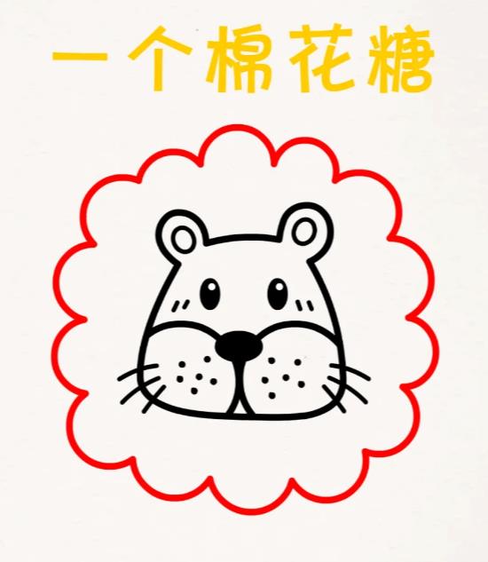 三年级画画简单又漂亮小动物狮子怎么画