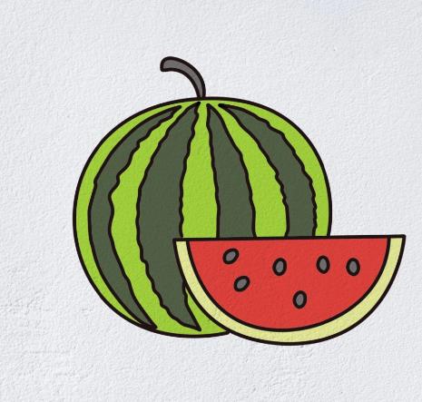 2024可爱带颜色的水果简笔画图片大全分享