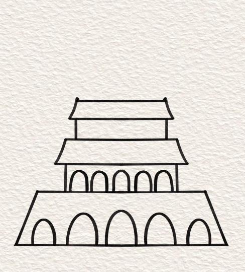 画天安城门简单又漂亮正面怎么画好看