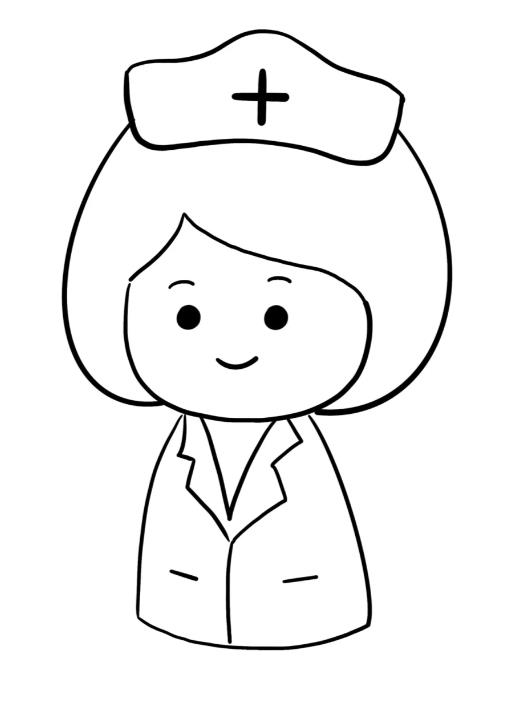 画一幅感谢护士的画漂亮简笔画教程