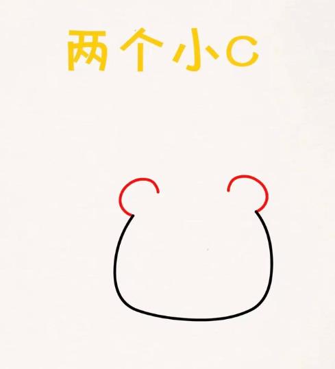 5月睡觉的小熊简笔画可爱彩色教程