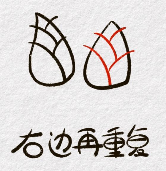 竹笋怎么画简单又漂亮简笔画2024版