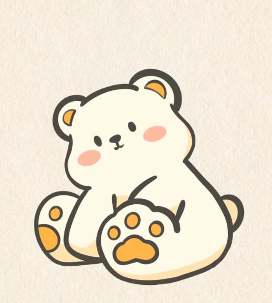 可爱小熊简笔画又简单又可爱