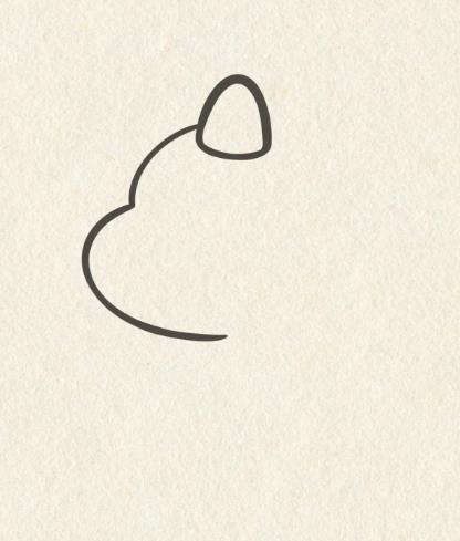 可爱又简单的恐龙简笔画步骤图