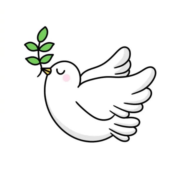 鸽子简笔画正在飞教程方法 和平鸽怎么画简单又好看