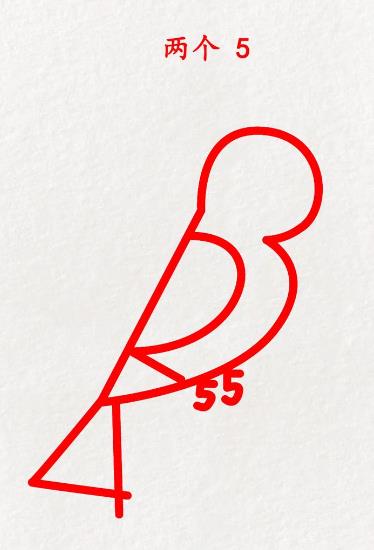 小鸟的简易画法怎么画又简单又可爱