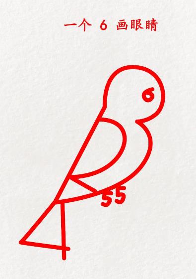 小鸟的简易画法怎么画又简单又可爱