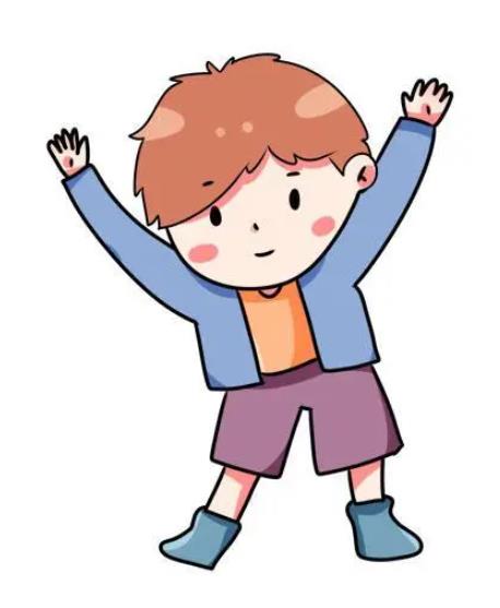 卡通人物简笔画全身画彩色版图片