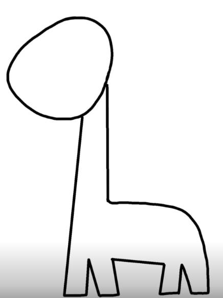 长颈鹿简笔画怎么画最简单又好看