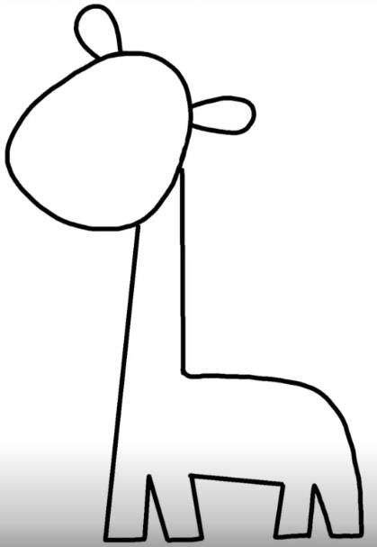 长颈鹿简笔画怎么画最简单又好看