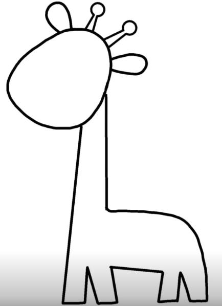 长颈鹿简笔画怎么画最简单又好看
