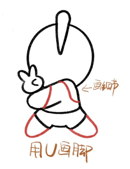 奥特曼简笔画q版超萌图片怎么画