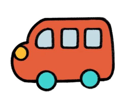 1-3岁宝宝画画小汽车简笔画图片大全