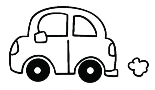 1-3岁宝宝画画小汽车简笔画图片大全