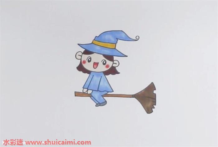 万圣节巫婆怎么画 万圣节巫婆简笔画画法