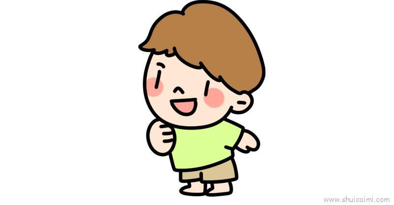 小孩儿童画怎么画 小孩简笔画简单