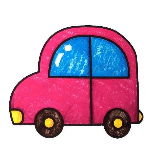 简笔画小汽车 简笔画小汽车的画法最简单