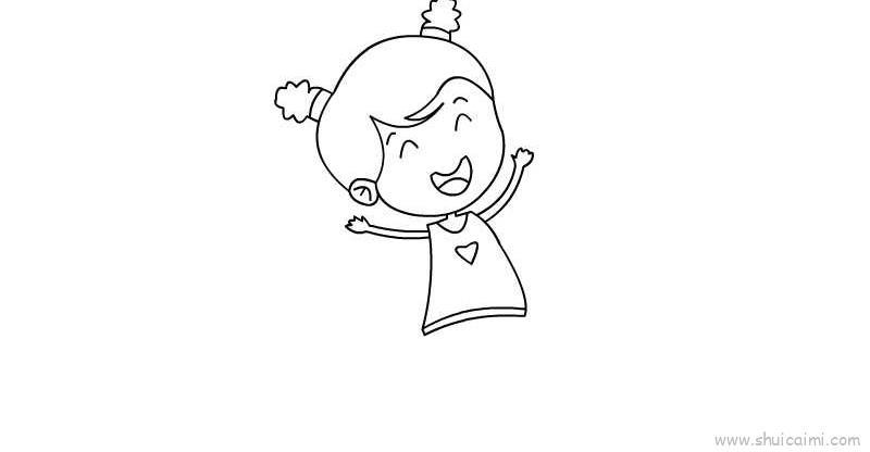 人物女孩儿童画怎么画 人物女孩简笔画简单又好看