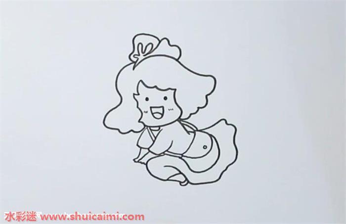 魔女宅急便怎么画 魔女宅急便简笔画图片