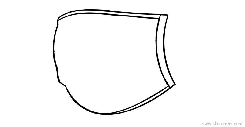口罩儿童画怎么画 口罩简笔画好看