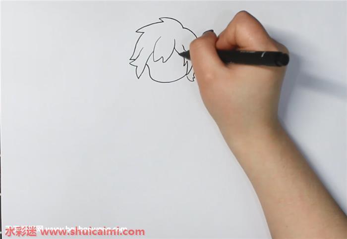 斗罗大陆唐三怎么画 斗罗大陆唐三简笔画图片