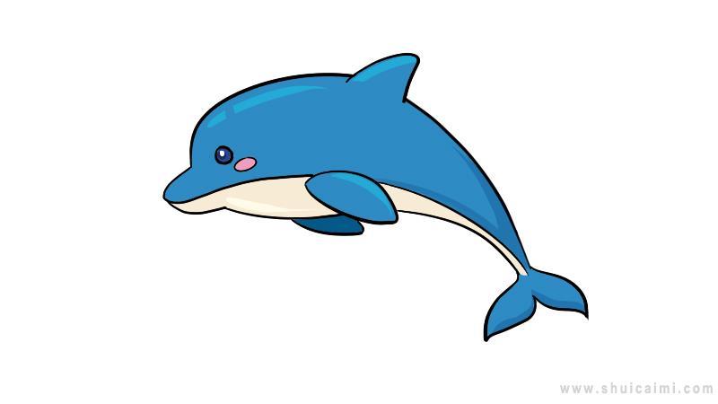 海豚简笔画怎么画 海豚简笔画图片