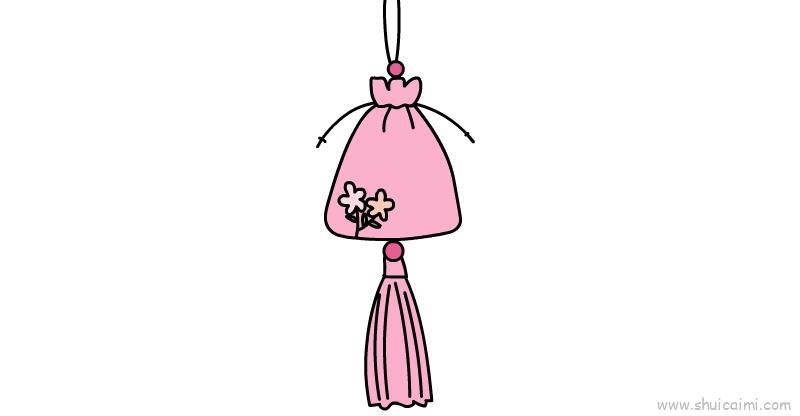 端午节香包儿童画怎么画 端午节香包简笔画顺序