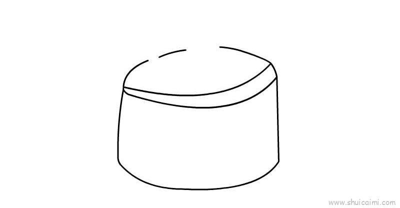 蛋糕儿童画怎么画 蛋糕简笔画步骤