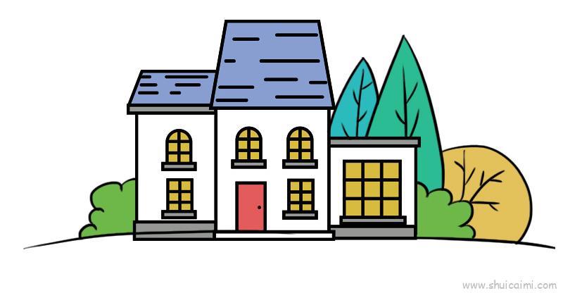 乡村巨变儿童画怎么画 乡村巨变简笔画简单又好看