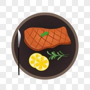 牛排简笔画 牛排简笔画彩色