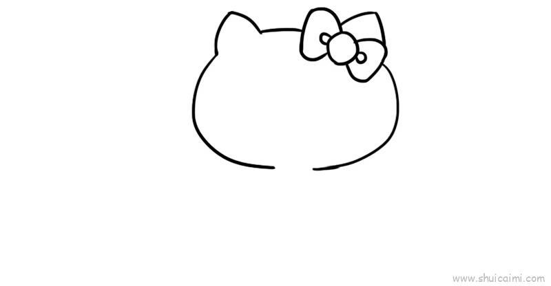 Kt猫儿童画怎么画 Kt猫简笔画顺序