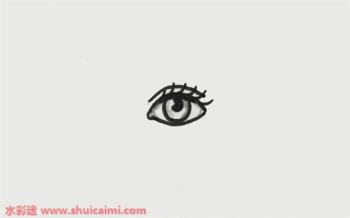古代眼睛怎么画 古代眼睛简笔画简单又漂亮彩色